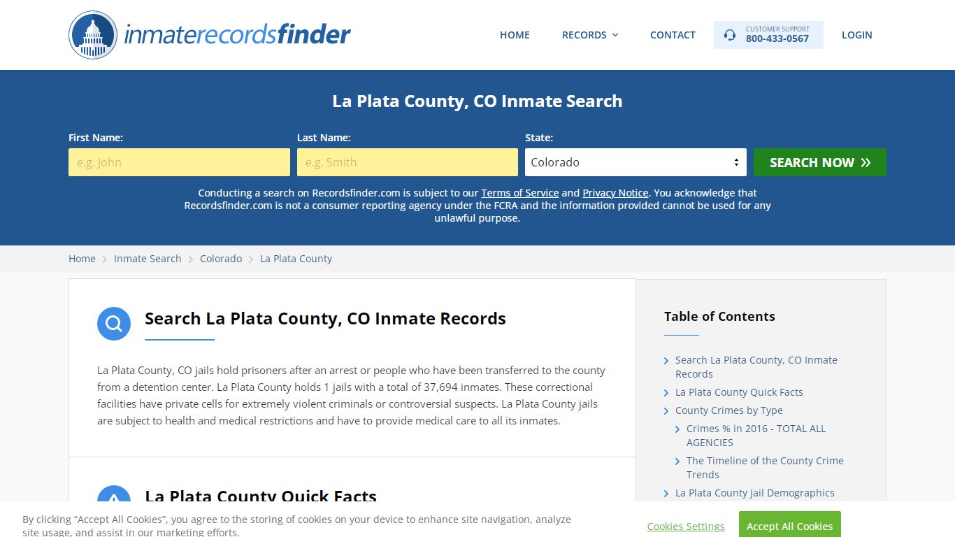 La Plata County, CO Inmate Lookup & Jail Records Online