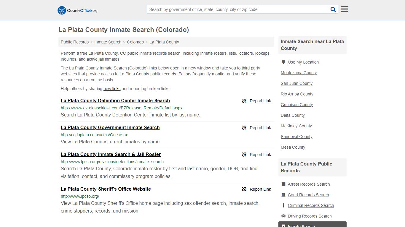 Inmate Search - La Plata County, CO (Inmate Rosters ...